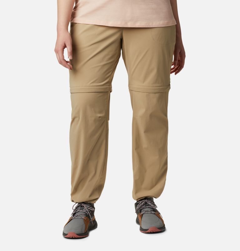 Women's Columbia Saturday Trail II Convertible Pants Khaki | Plus Size CA-W65C3
